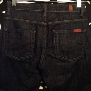 7 for All mankind high waisted jeans. 25. 32'